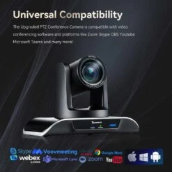 Tenveo UHD 4K PTZ Camera With 12X Optical Zoom For Video Conferencing, Church Services, And Live Streaming -Electronics Store tenveo uhd 4k ptz camera with 12x optical zoom for video conferencing church services and live streaming 4