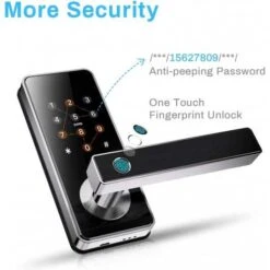 Unlock Seamless Access: Tiffane Smart 5-in-1 Fingerprint Door Lock -Electronics Store tiffane h11b lock the lock for better security 1 3