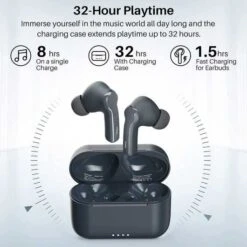 TOZO Active Noise Cancelling Headphones - Waterproof Bluetooth Earbuds With Smart Touch Control 18 TOZO Active Noise Cancelling Headphones - Waterproof Bluetooth Earbuds With Smart Touch Control -Electronics Store tozo nc2 hybrid active noise cancelling wireless earbuds in ear detection headphones 5
