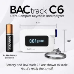 BACtrack Mobile Breathanalyzer: Precision & Connectivity For Smart Health -Electronics Store travel backtrack c6 the keychain ethylotest bactrack c6 is a device that provides reliable and accurate bac results from a tiny 1 2