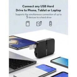 NewQ Filehub AC750: Your Ultimate Travel Companion For Seamless Connectivity & Easy File Sharing -Electronics Store travel ravpower filehub transfer your data easily ravpower filehub is a travel router that can transfer data connect sd cards wi 3