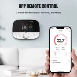 Tuya Wireless WiFi Thermostat Smart Control, Programmable, Energy-Saving, Compatible With Alexa & Google -Electronics Store tuya wireless wifi thermostat 3
