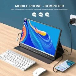 UPERFECT 4K Portable Monitor: Stunning Clarity On-the-Go -Electronics Store uperfect ds15607 the usb c monitor 1 5