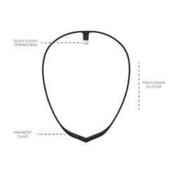 Upright Bundle: GO 2 Posture Corrector & Black Magnetic Necklace - Improve Posture & Track Progress