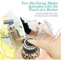 UVBrite Self-Cleaning Water Bottle - Purify Water On The Go With UV Technology For Clean, Safe Drinking Anytime, Anywhere -Electronics Store uvbrite beam self cleaning uv water bottle 24 oz insulated stainless steel bottle rechargeable sterilizing bottle with 16