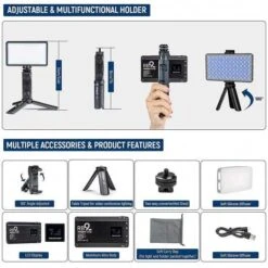 Weeylite RB9 RGB Video Light: Perfect For Photography And Video Recording -Electronics Store viltrox weeylite rb9 the portable lighting plate 5