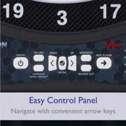 Bullseye Pro: Viper Ion Illuminated Electronic Dartboard With Light-Based Games