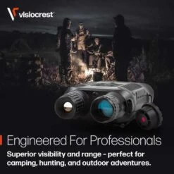 Visiocrest Night Vision Binoculars: Infrared Digital System For Total Darkness