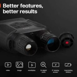 Visiocrest Night Vision Binoculars: Infrared Digital System For Total Darkness -Electronics Store visiocrest binoculars for better surveillance 1 6