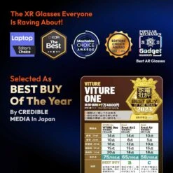 VITURE One Lite XR Glasses - 120" Full HD Display, Harman Sound, AR Compatibility -Electronics Store viture one lite xr glasses 120 full hd display harman sound ar compatibility 5