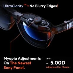 VITURE Pro XR Glasses - 135" HD Display, 120Hz, Myopia Adjustments