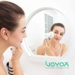 Flawless Cleansing: VOYOR 5-in-1 Facial Brush For Radiant Skin -Electronics Store voyor fb100 the electric cleaning brush 4