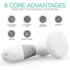 Flawless Cleansing: VOYOR 5-in-1 Facial Brush For Radiant Skin -Electronics Store voyor fb100 the electric cleaning brush 5