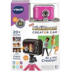 VTech KidiZoom Creator Cam -The Kids Cam -Electronics Store vtech kidizoom creator cam glitter pink 7