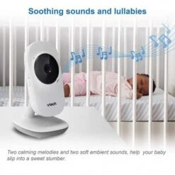 VTech VM819 Baby Monitor: Long Range, Temperature Sensor, And Soothing Lullabies 30 VTech VM819 Baby Monitor: Long Range, Temperature Sensor, And Soothing Lullabies -Electronics Store vtech vm819 video baby monitor 1 13