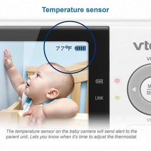 VTech VM819 Baby Monitor: Long Range, Temperature Sensor, And Soothing Lullabies 15 VTech VM819 Baby Monitor: Long Range, Temperature Sensor, And Soothing Lullabies - Image 15