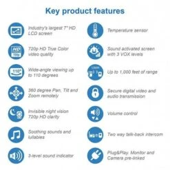 VTech VM919HD Video Baby Monitor: Clear HD Viewing With Wide-Angle Lens -Electronics Store vtech vm919hd the video monitor with hd screen 10