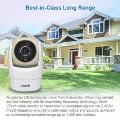 VTech VM919HD Video Baby Monitor: Clear HD Viewing With Wide-Angle Lens -Electronics Store vtech vm919hd the video monitor with hd screen 11