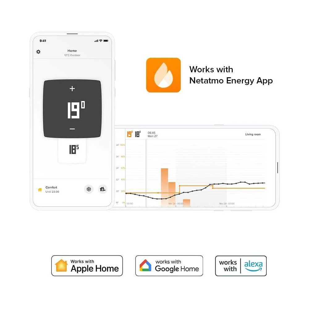 Netatmo Smart Thermostat: Energy-Saving Home Temperature Control 2 Netatmo Smart Thermostat: Energy-Saving Home Temperature Control - Image 2