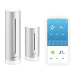 Netatmo Smart Weather Station: Wireless Indoor/Outdoor Climate Monitoring Made Easy -Electronics Store weather netatmo the connected weather station netatmo a personal weather station that measures air quality to enable you to moni 4
