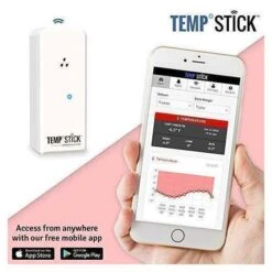 SmartTemp: Wireless Temperature & Humidity Monitor With Alerts & Unlimited Data -Electronics Store wellness temp stick the temperature and humidity sensor temp stick is a wireless temperature and humidity sensor you can monitor 4