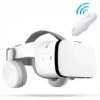 AYangrise 3D VR Headset: Wireless Bluetooth, Foldable, IMAX Movies & Gaming Experience
