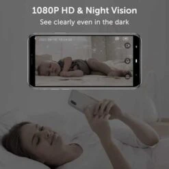 Eco4life 1080P Indoor Wi-Fi Security Camera With Motion Detection And Night Vision -Electronics Store wireless indoor hd camera eco4life 1 3