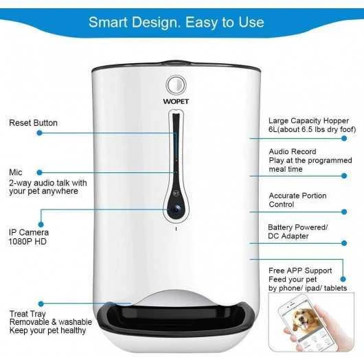 WOPET SmartFeeder: Your Pet's Nutrition, Smartly Automated 2 WOPET SmartFeeder: Your Pet's Nutrition, Smartly Automated - Image 2