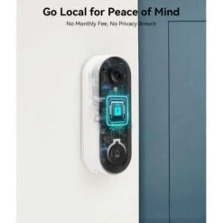 WUUK Wireless 2K Video Doorbell - Motion Detection, Local Storage, No Subscription, Alexa Compatible -Electronics Store wuuk wireless doorbell camera 2k absolutely no monthly fee video doorbell w human motion detection 32gb storage homebase 17