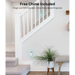 WUUK Wireless 2K Video Doorbell - Motion Detection, Local Storage, No Subscription, Alexa Compatible -Electronics Store wuuk wireless doorbell camera 2k absolutely no monthly fee video doorbell w human motion detection 32gb storage homebase 19