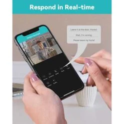 WUUK Wireless 2K Video Doorbell - Motion Detection, Local Storage, No Subscription, Alexa Compatible -Electronics Store wuuk wireless doorbell camera 2k absolutely no monthly fee video doorbell w human motion detection 32gb storage homebase 3