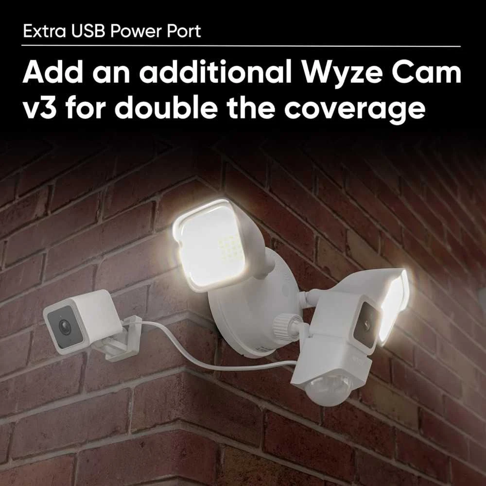 Wyze Cam Floodlight: Ultra-Bright 2600 Lumen Outdoor Security With 270° Motion Detection 3 Wyze Cam Floodlight: Ultra-Bright 2600 Lumen Outdoor Security With 270° Motion Detection - Image 3