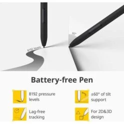 XENCELABS Medium Size Drawing Tablet Bundle - Ultra-Thin, Customizable, Battery-Free -Electronics Store xencelabs tablette a dessin moyenne tablettes graphiques avec 40 touches rapides personnalisables tablette a stylet 6