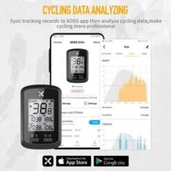 XOSS G+ Bike Computer: Advanced GPS Speedometer, Waterproof, With Bluetooth -Electronics Store xoss g the bike monitor 1 5