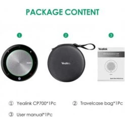 Yealink CP700: Portable Bluetooth Conference Speakerphone, Teams Certified