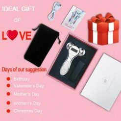 Yeamon 4D Facial Massage Roller: Rejuvenate & Tone With Microcurrent Technology -Electronics Store yeamon the massage roller 6