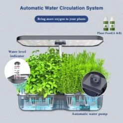 Yoocaa Hydroponics Growing System: Indoor Garden With Adjustable LED Grow Light -Electronics Store yoocaa 12 hydroponics growing system indoor herb garden with led light up to 194 height adjustable indoor gardening system 3