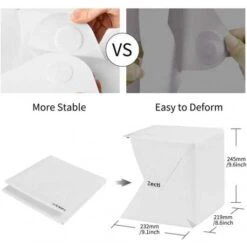 Zecti Portable Shooting Backdrop Kit – Perfect For Professional Photography, Video Shoots, And Smartphone Photography -Electronics Store zecti zt 678 the light tent 1 2