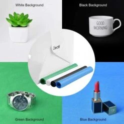 Zecti Portable Shooting Backdrop Kit – Perfect For Professional Photography, Video Shoots, And Smartphone Photography -Electronics Store zecti zt 678 the light tent 1 5