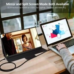 ZSCMALLS Portable Monitor: Ultimate Flexibility For On-the-Go Professionals -Electronics Store zscmalls t15a2 the 15 inch portable monitor 1 2